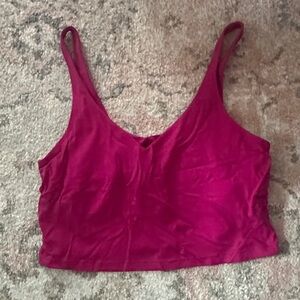 Pink Lululemon Align Top
